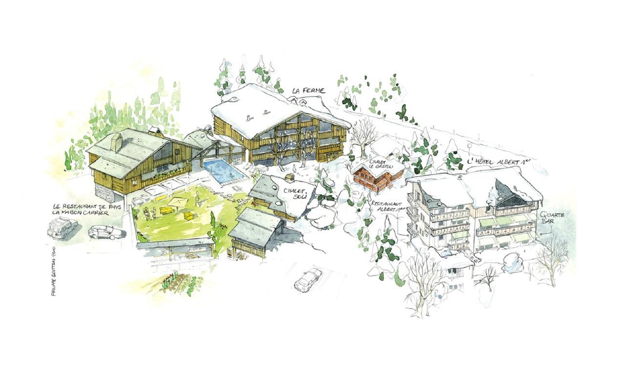 Le Hameau Albert 1Er Chamonix Mont Blanc Exterior foto